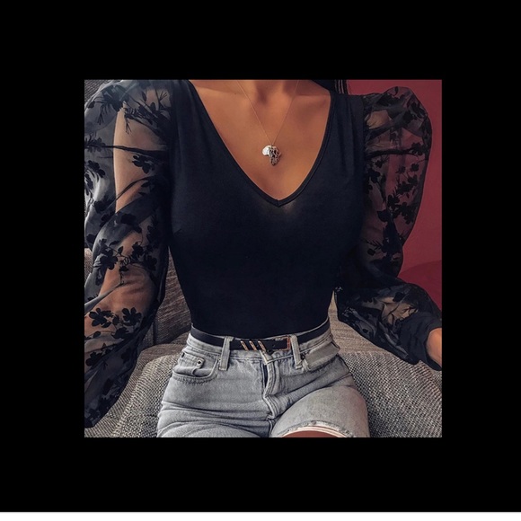 Vibe Sportswear See-through Mesh sheer Puff - Picture 2 of 8